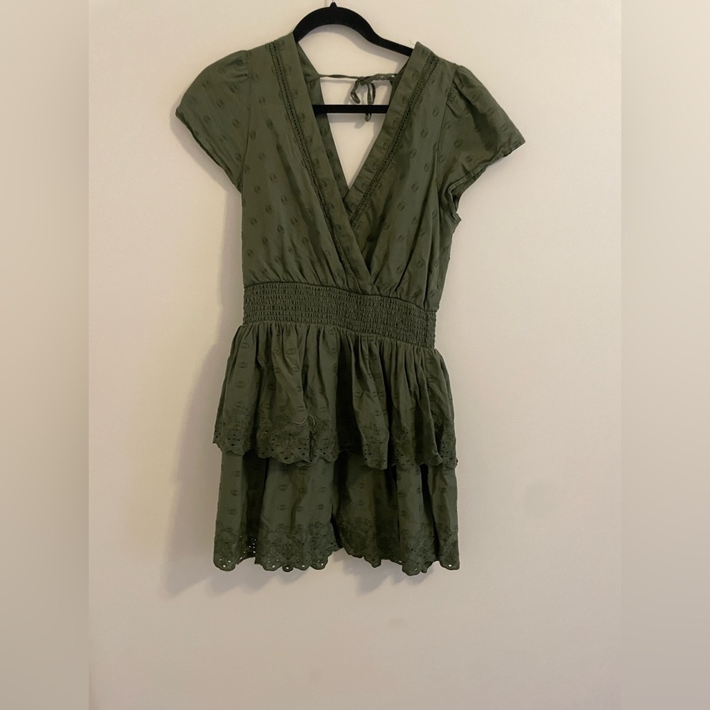 American Eagle Outfitters Olive Mini Dress